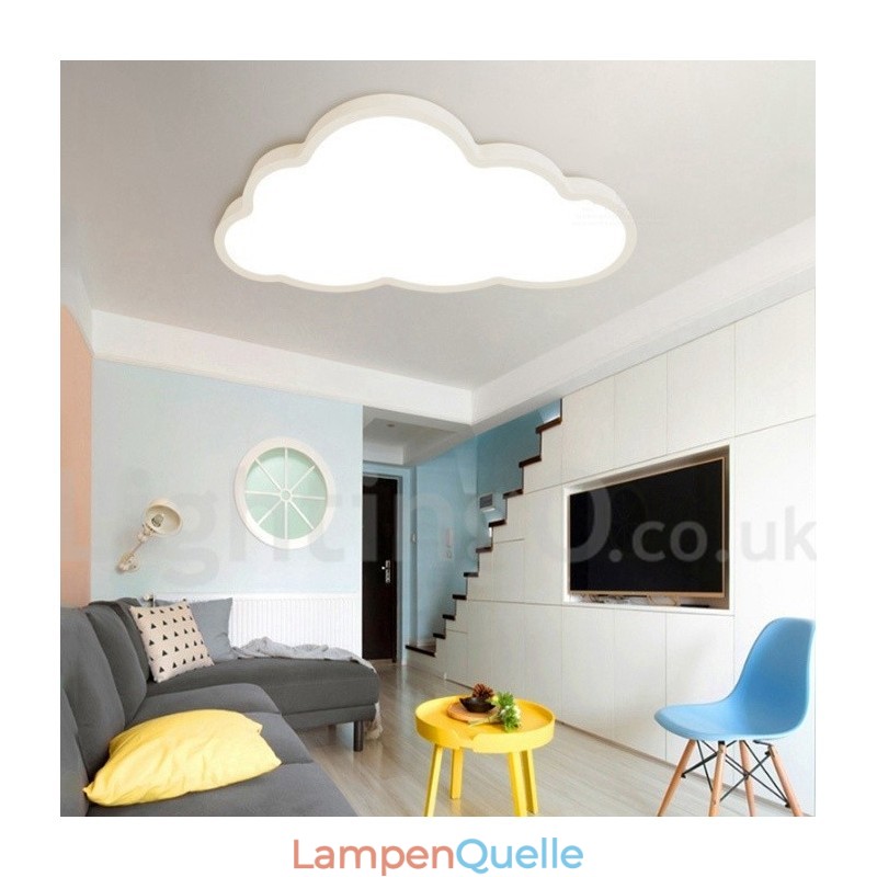 Ultradünne, dimmbare, moderne Deckenleuchten im zeitgenössischen nordischen Stil mit Acrylschirm und Fernbedienung, können auch als Wandleuchte verwendet werden.