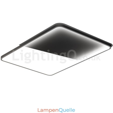 Moderne, minimalistische, ultradünne, 5 cm große, rechteckige Deckenleuchten aus Aluminium Moderne, minimalistische, ultradünne, 5 cm große, rechteckige Deckenleuchten aus Aluminium