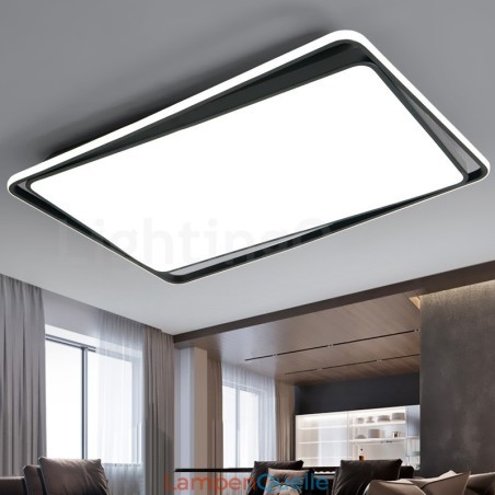 Moderne Mode Schwarz Weiß Rechteck Unterputz Deckenleuchte Moderne Mode Schwarz Weiß Rechteck Unterputz Deckenleuchte