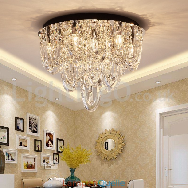 Luxus Kristall Unterputz Deckenleuchte Post Moderne Lampe