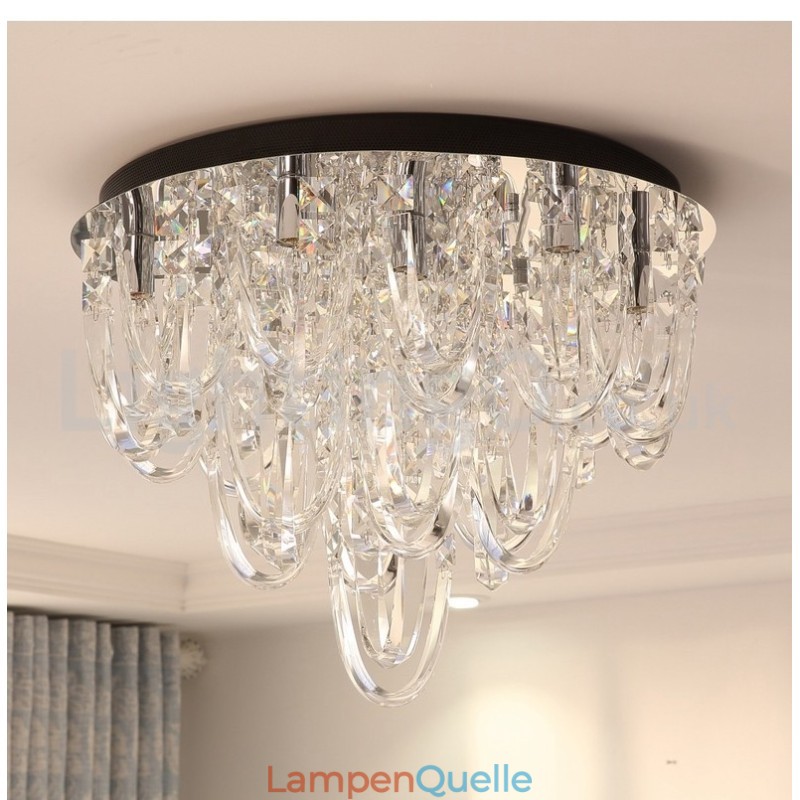 Luxus Kristall Unterputz Deckenleuchte Post Moderne Lampe