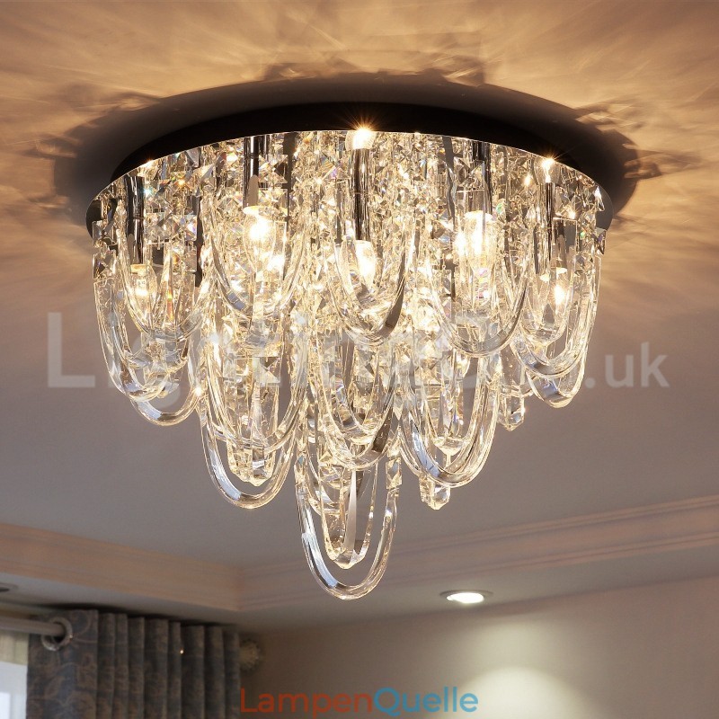 Luxus Kristall Unterputz Deckenleuchte Post Moderne Lampe