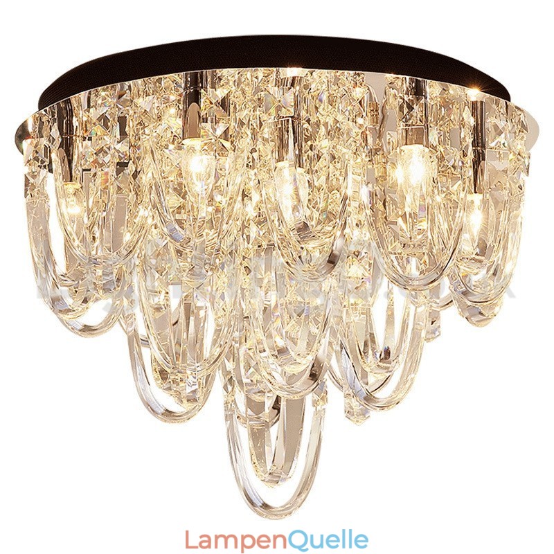 Luxus Kristall Unterputz Deckenleuchte Post Moderne Lampe