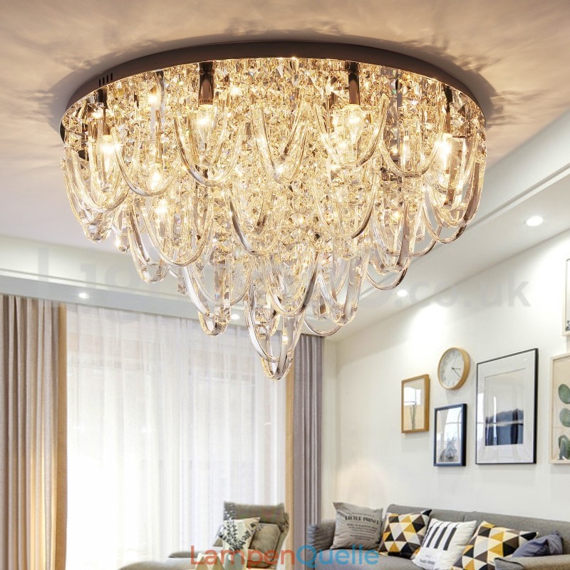 Luxus Kristall Unterputz Deckenleuchte Post Moderne Lampe