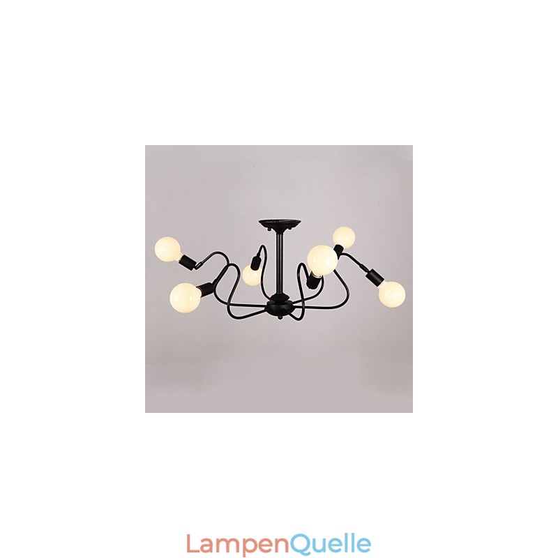 Loft Amerikanischen Vintage Decke Licht Mode Lichter Lichter Eisen Decke Lampe