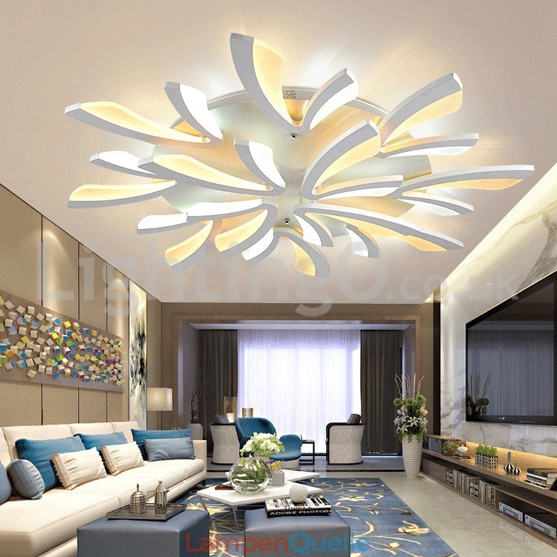 Neueste 12 Lichter Elegante Moderne Unterputz Deckenleuchten