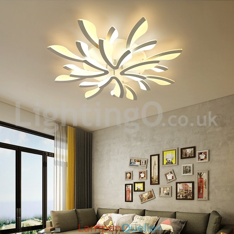 Neueste 12 Lichter Elegante Moderne Unterputz Deckenleuchten