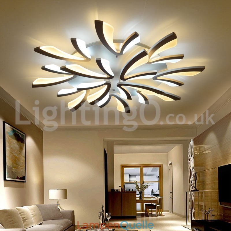 Neueste 12 Lichter Elegante Moderne Unterputz Deckenleuchten