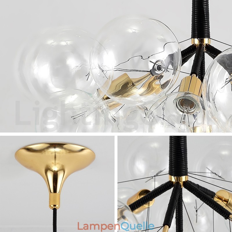 Moderne Bubble Ball Pendelleuchte
