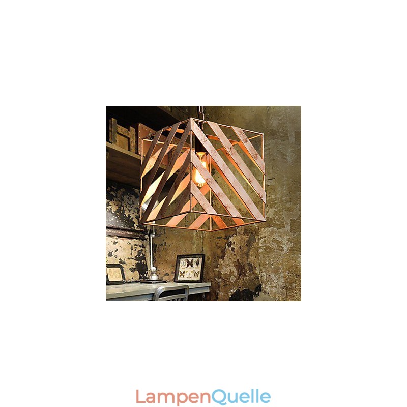 Retro Eisenlampe Moderner minimalistischer Kronleuchter im Industriestil