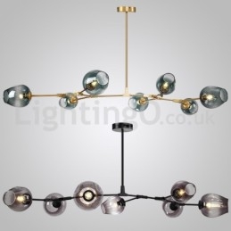 Nordic Modern Magic Bean Glas Kronleuchter Molekular Kronleuchter