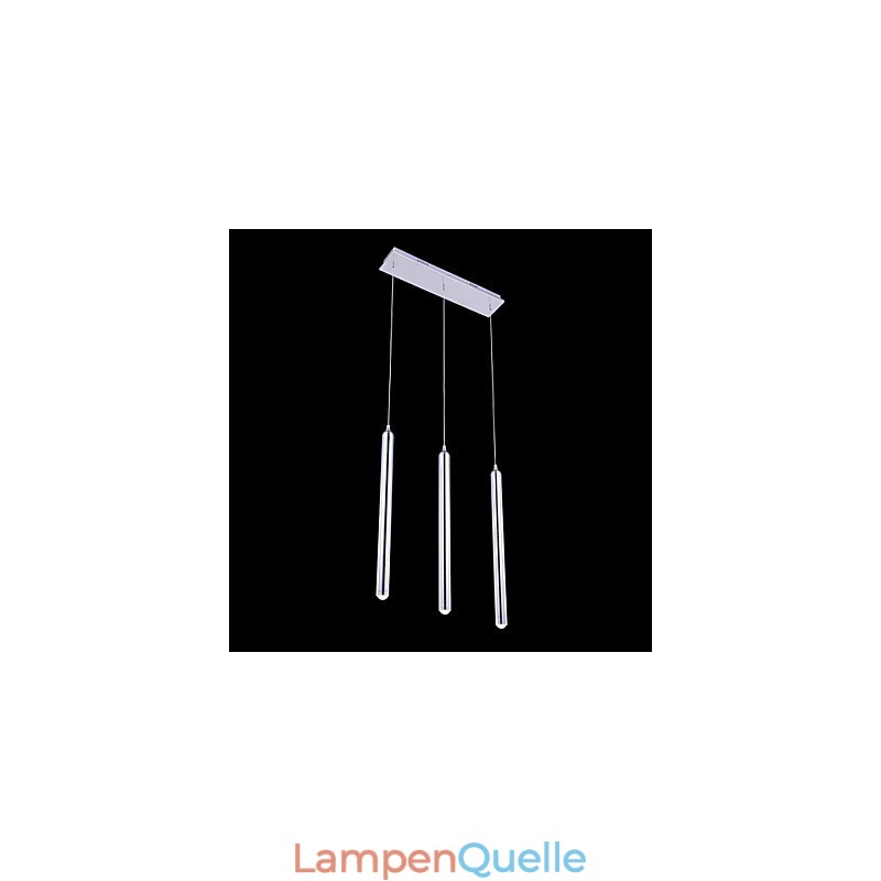 Kronleuchter, moderne zeitgenössische Metall-Pendelleuchte mit 3 Lichtern