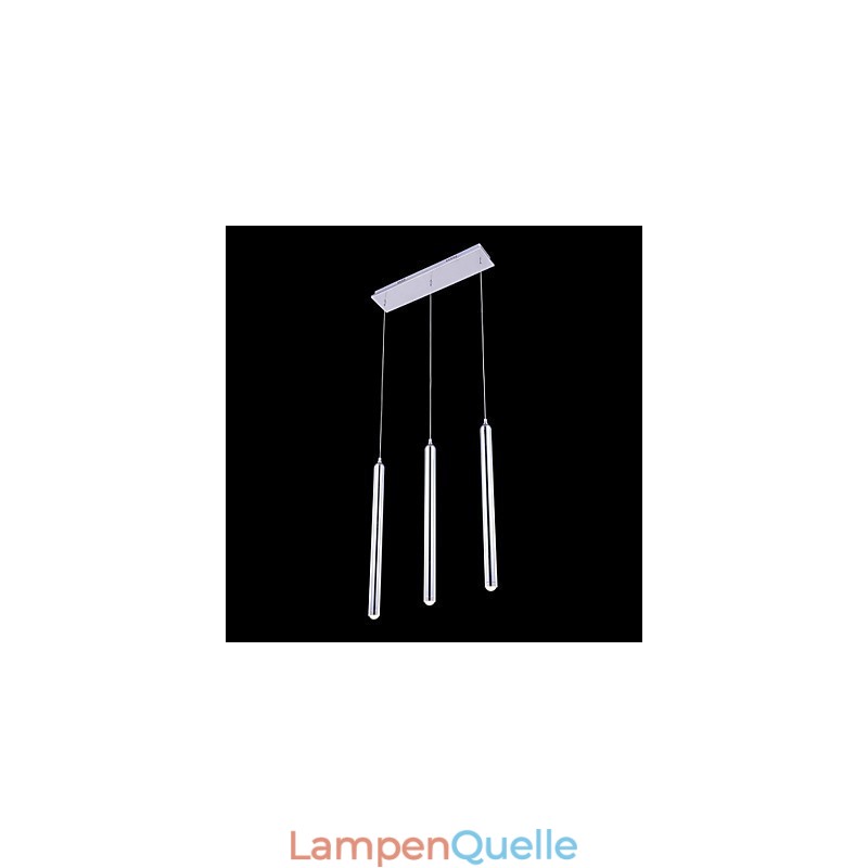 Kronleuchter, moderne zeitgenössische Metall-Pendelleuchte mit 3 Lichtern