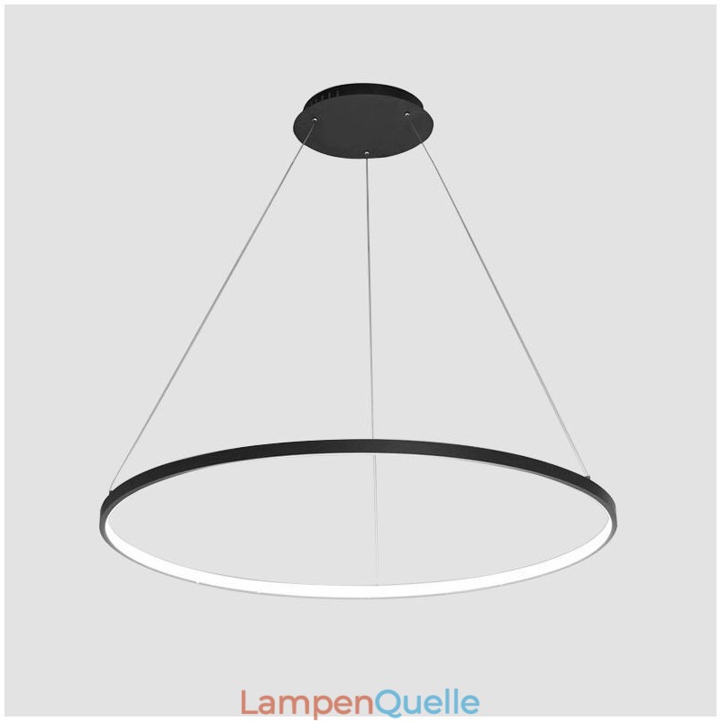 Dimmbare 63W 100CM Durchmesser Pendelleuchte Modernes Design Ring