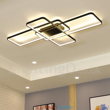 Moderne Deckenleuchte mit zeitgenössischer Aluminium-Malerei, bündige Wandleuchte mit Ferndimmer für Wohnzimmer, Schlafzimmer, kann auch als Wandleuchte verwendet werden Moderne Deckenleuchte mit zeitgenössischer Aluminium-Malerei, bündige Wandleuchte mit Ferndimmer für Wohnzimmer, Schlafzimmer, kann auch als Wandleuchte verwendet werden