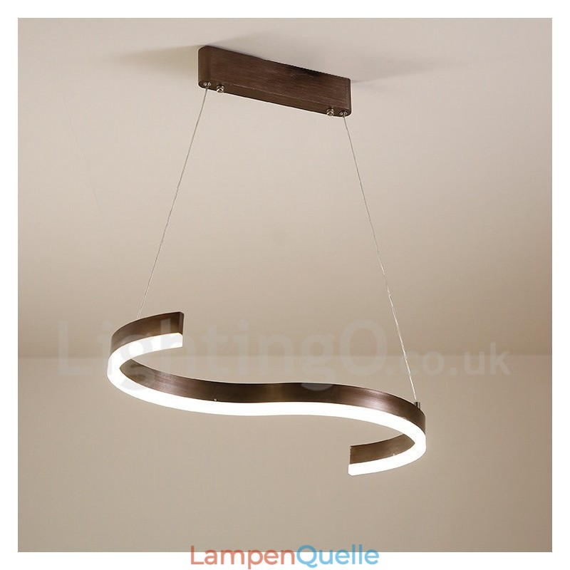 Dimmbare lineare Pendelleuchte mit Fernbedienung, modernes Design