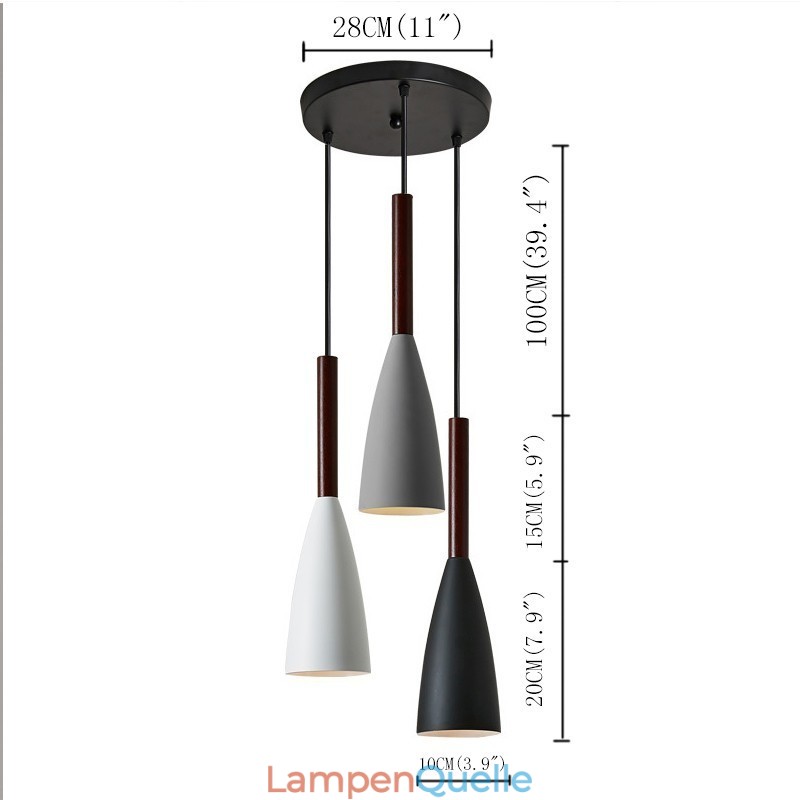 Modernes zeitgenössisches Macaron-Pendelleuchtendesign