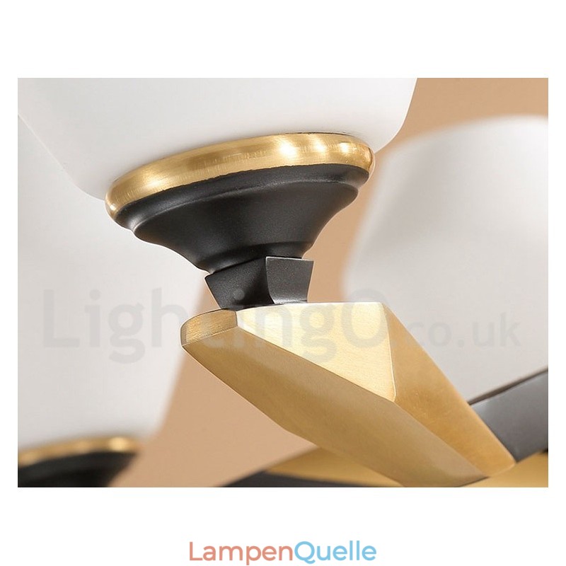 Luxuriöser rustikaler Retro-Vintage-Kerzenleuchter aus reinem Messing mit Glasschirmen