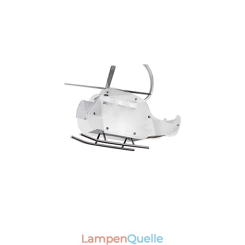 Einfache Kinderlampe Cartoon Glas Hubschrauberlampe