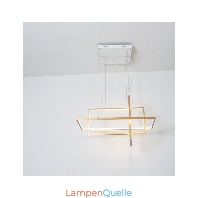 Dimmbare lineare Pendelleuchte mit Fernbedienung Umgebungslicht Lackierte Oberflächen Aluminium Modernes Design