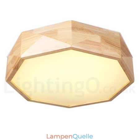 Dimmbare Deckenleuchte aus Holz mit Acrylschirm Deckenlampe im nordischen Stil Dimmbare Deckenleuchte aus Holz mit Acrylschirm Deckenlampe im nordischen Stil