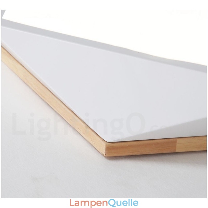 Dimmbare Macaron Multi Farben Holz Deckenleuchte mit Acrylschirm Deckenlampe Nordischer Stil
