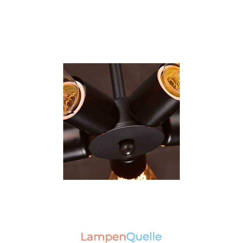 Pendelleuchte 4 Lichter Landhausstil Schmiedeeisen
