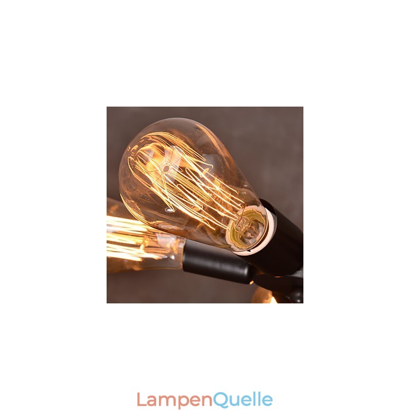 Pendelleuchte 4 Lichter Landhausstil Schmiedeeisen