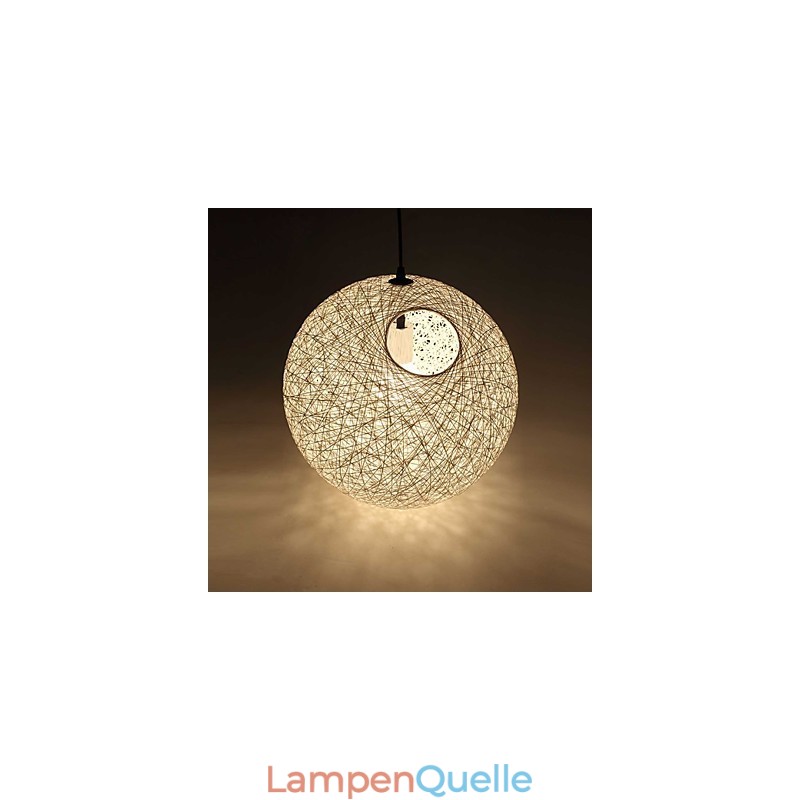 Country Simple Modern Lampe Pastoral Rattan Lampe Hanf Ball Kronleuchter