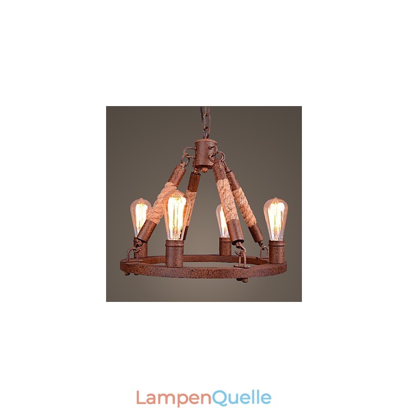 Vintage Seil Pendelleuchte Loft Kreative Industrielle Lampe Amerikanischen Stil Dekoration