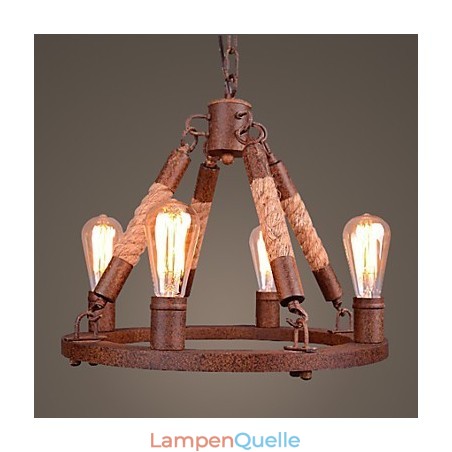 Vintage Seil Pendelleuchte Loft Kreative Industrielle Lampe Amerikanischen Stil Dekoration Vintage Seil Pendelleuchte Loft Kreative Industrielle Lampe Amerikanischen Stil Dekoration