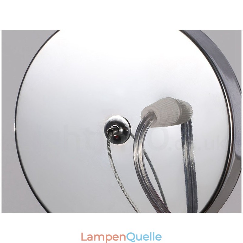 Aluminium Quasten Kronleuchter Designer Pendelleuchte Silber Farbe