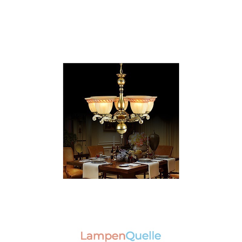 Kronleuchter Fünf Lichter Bronze Europäischen Retro Klassische