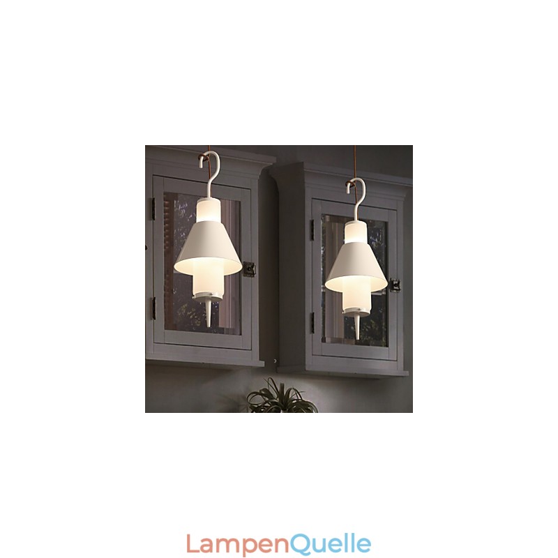2-flammige Pendelleuchte im Mini-Stil, modern und zeitgenössisch, aus Metall