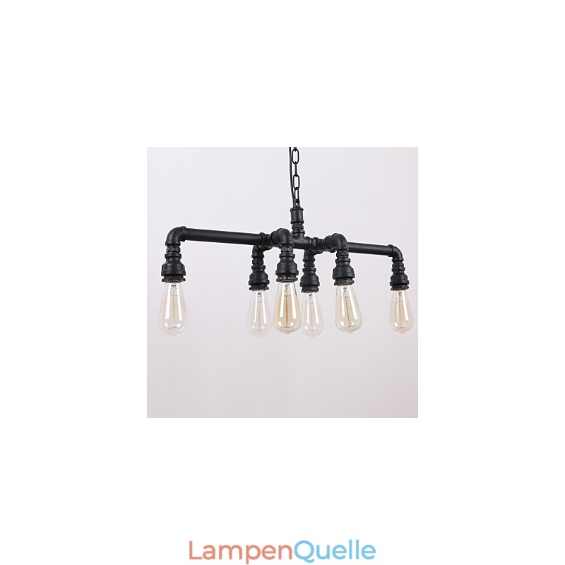 Wasserpfeife Retro-Plattierung 6-Licht-Malerei-Anhänger