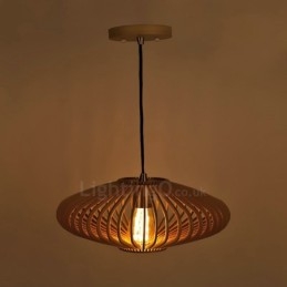 1 Licht Laterne Vintage Holz Kronleuchter Industrielle Wind Loft Holz Linear Anhänger Beleuchtung