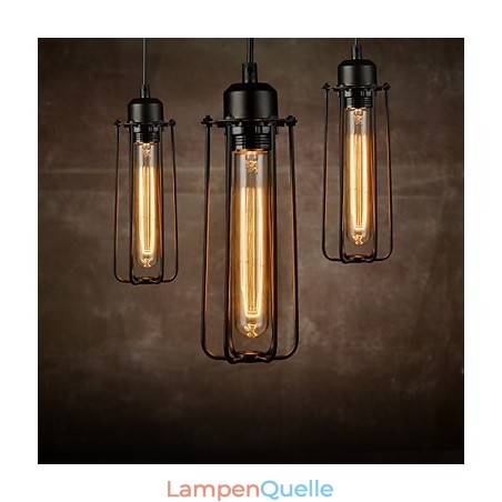 Kronleuchter Mini-Stil Rustikale Lodge Retro Metall 3 Licht Pendelleuchte Kronleuchter Mini-Stil Rustikale Lodge Retro Metall 3 Licht Pendelleuchte