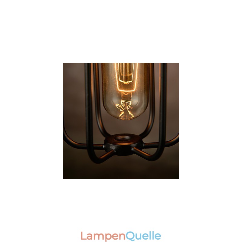 Kronleuchter Mini-Stil Rustikale Lodge Retro Metall 3 Licht Pendelleuchte