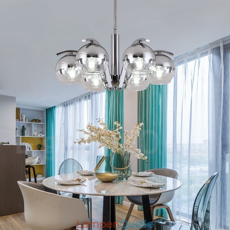 Nordischer Mode-Kronleuchter in Gold und Silber