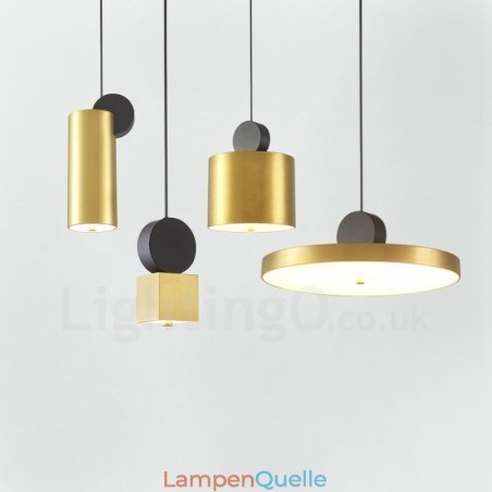 4 Stile Gold Schwarz Postmodern Pendelleuchte 4 Stile Gold Schwarz Postmodern Pendelleuchte