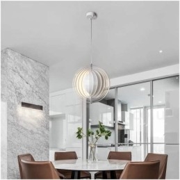Globe White Rotate Postmodern DIY Pendelleuchte
