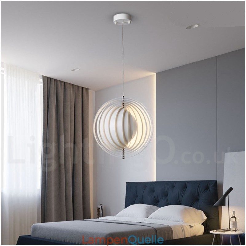 Globe White Rotate Postmodern DIY Pendelleuchte