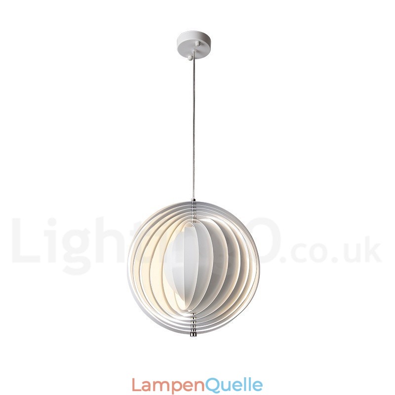 Globe White Rotate Postmodern DIY Pendelleuchte