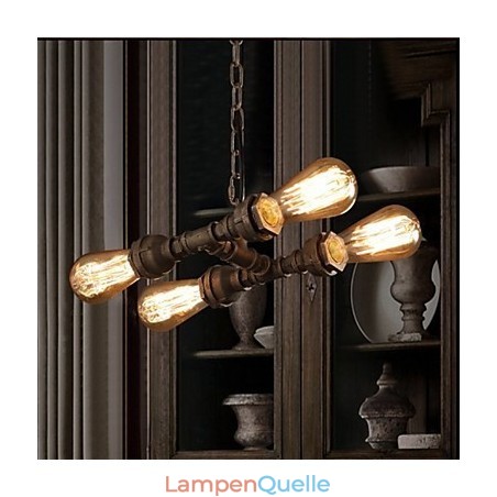 4 Licht Amerikanischen Industrielle Wasser Rohr Retro stil Wind 4 Licht Amerikanischen Industrielle Wasser Rohr Retro stil Wind