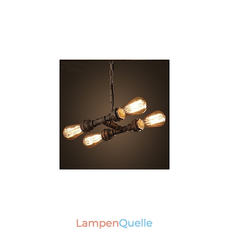 4 Licht Amerikanischen Industrielle Wasser Rohr Retro stil Wind
