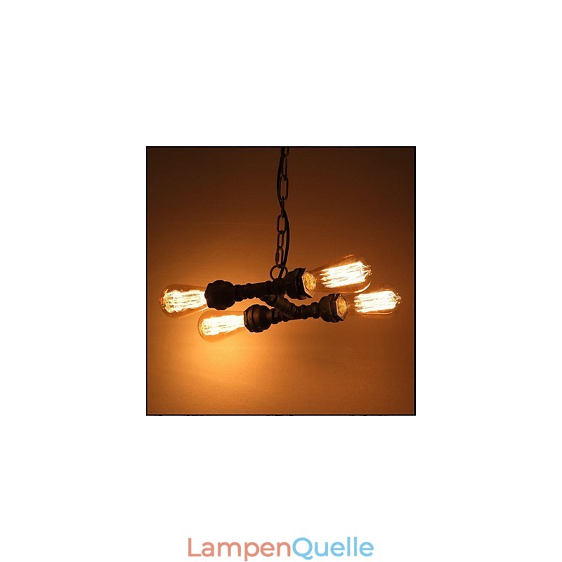 4 Licht Amerikanischen Industrielle Wasser Rohr Retro stil Wind