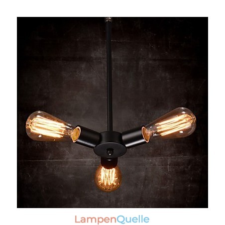 Pendelleuchte 3 Lichter Landhausstil Schmiedeeisen Pendelleuchte 3 Lichter Landhausstil Schmiedeeisen