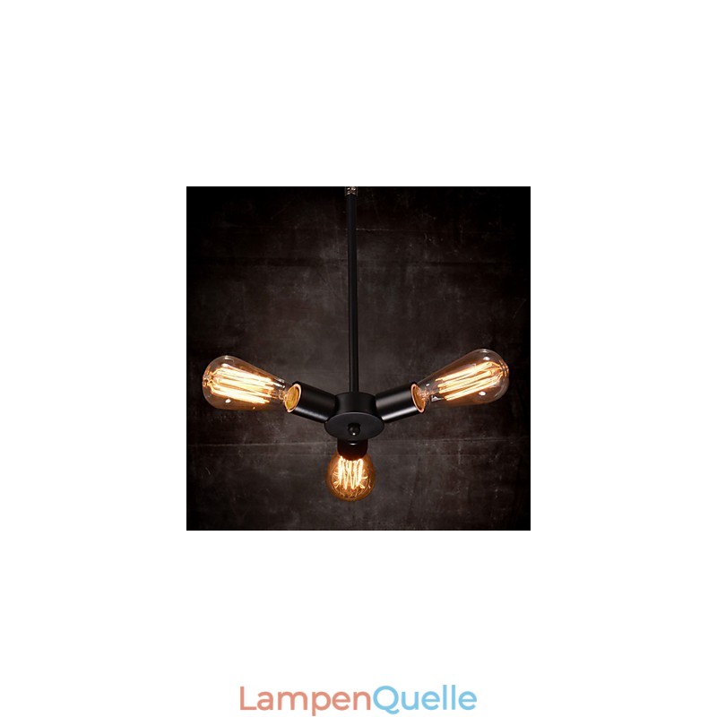 Pendelleuchte 3 Lichter Landhausstil Schmiedeeisen