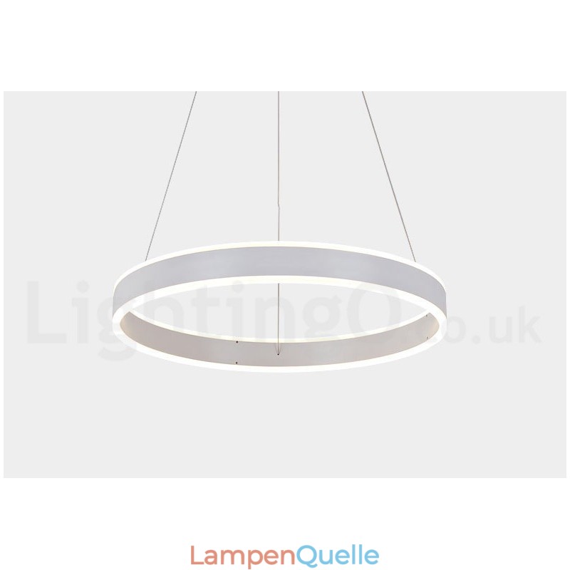 1 Ring Zwei Streifen Art Deco Pendelleuchte 60cm Pendelleuchte