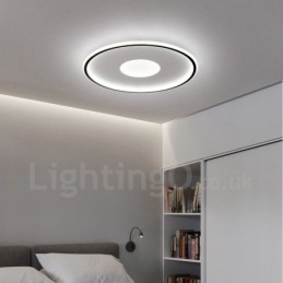 Ultradünne, dimmbare, moderne Deckenleuchten im zeitgenössischen nordischen Stil mit Fernbedienung, können auch als Wandleuchte verwendet werden